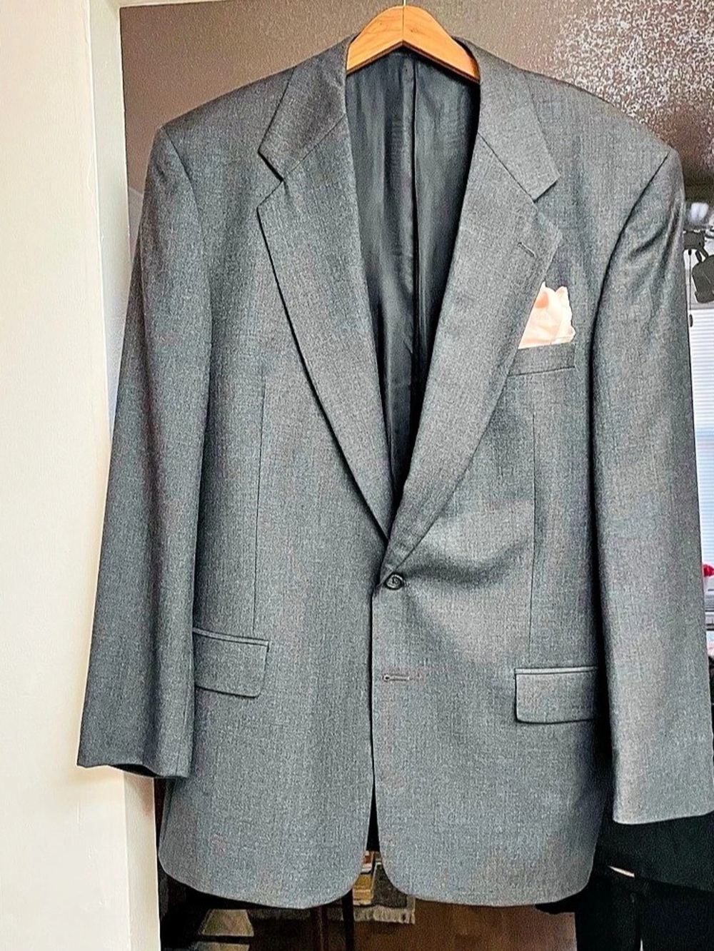 Louis Roth Bespoke Men's Gray Suit Size 41L- Trousers 35x31